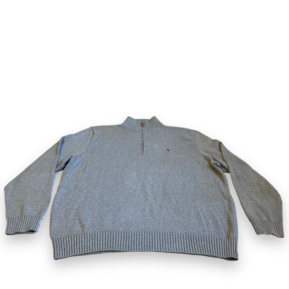 Vintage Polo Ralph Lauren Knit Sweater Pullover 3/4 Zip - Picture 2 of 6